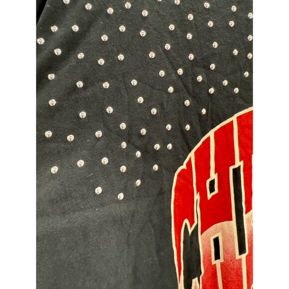 Mitchell & Ness Chicago Cubs Women's Boxy Crop Long Sleeve T-Shirt Size 2XL New - Picture 2 of 9